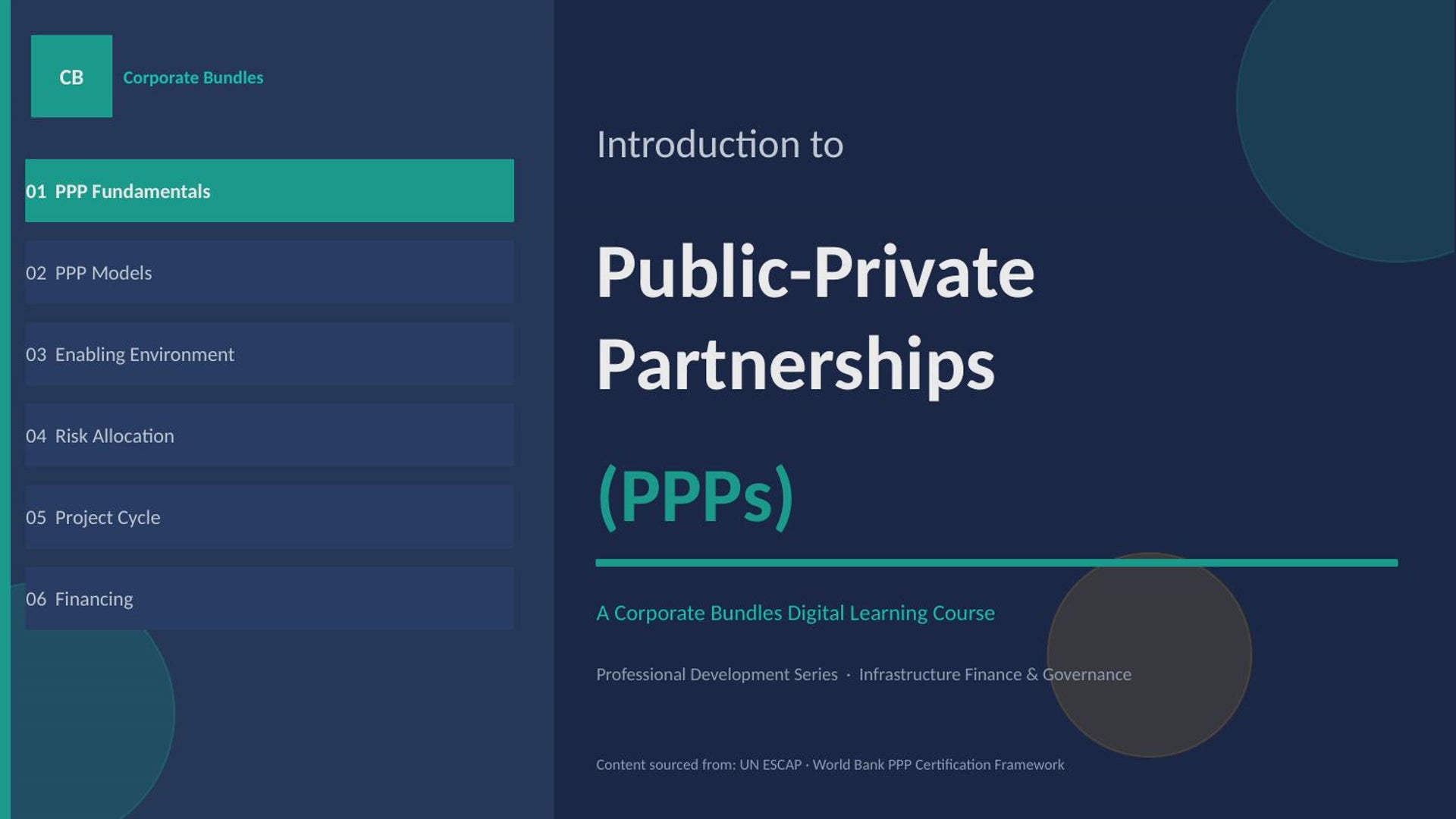 Introduction to Public Private partnership